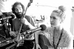 Charlotte Brimner with Robbie Ward