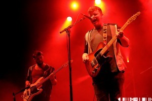 "the guys clearly enjoying themselves and really going for it during the songs big tempo change at the end." review of their Ironworks gig