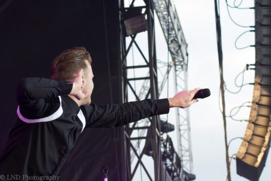 Olly Murs at Bught Park, Inverness on the 22nd of July 2017