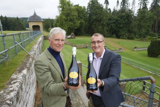 Joe Gibbs of Belladrum Festival (left) with Alasdair Fowle of the Coop.