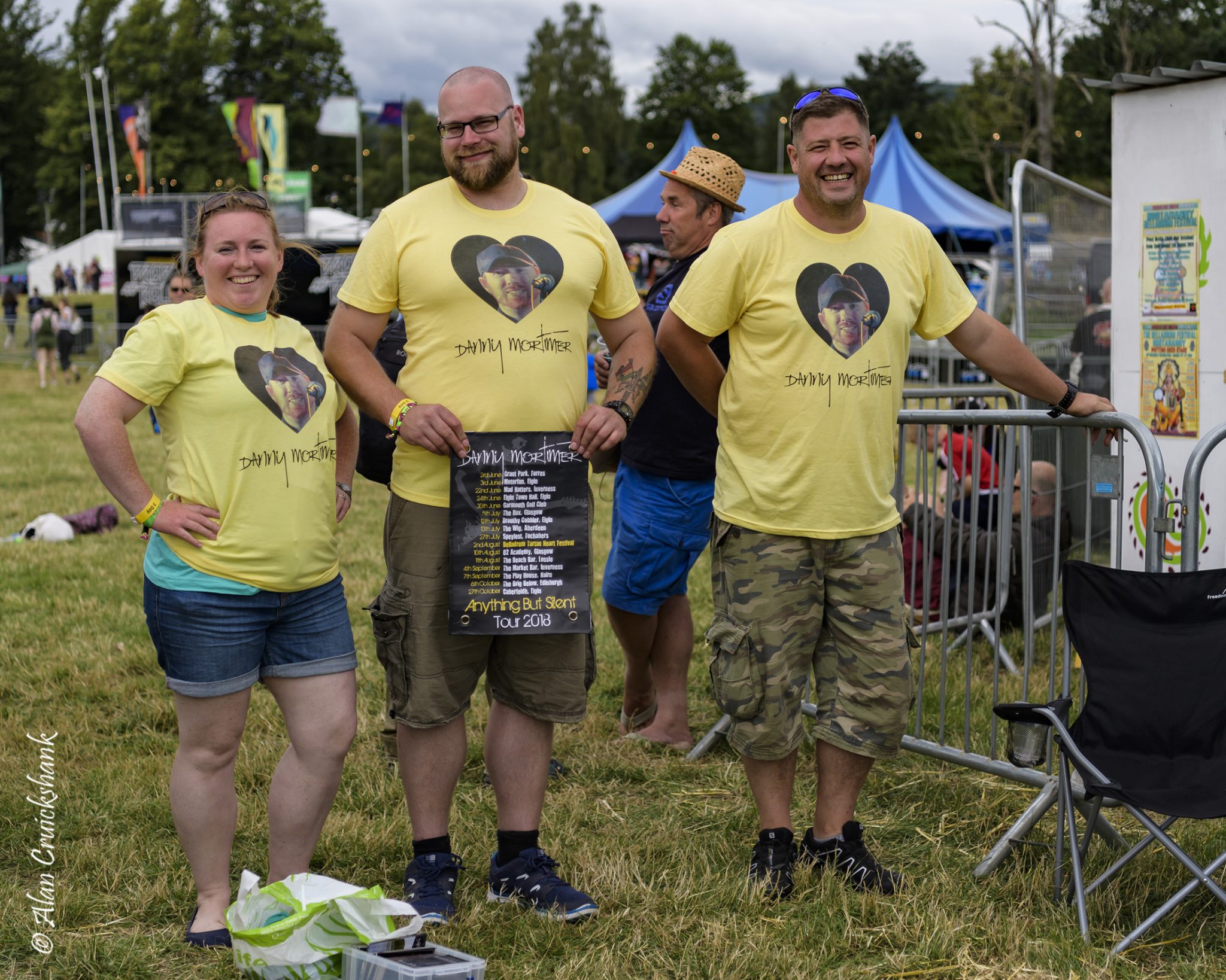 Danny Mortimer supporters at Belladrum 2018